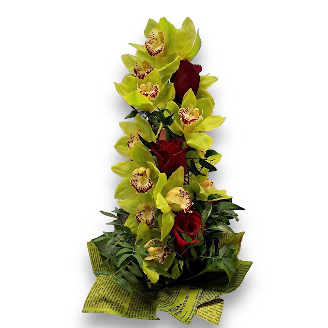 Orchids & Roses Elegant Bouquet