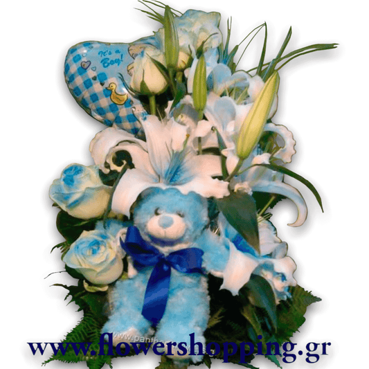 Baby boy arrangement