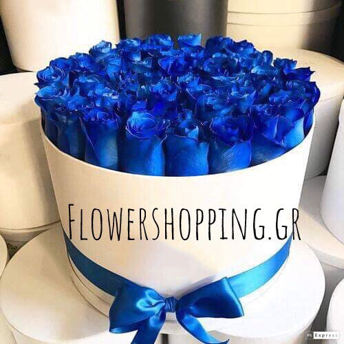 Blue roses box