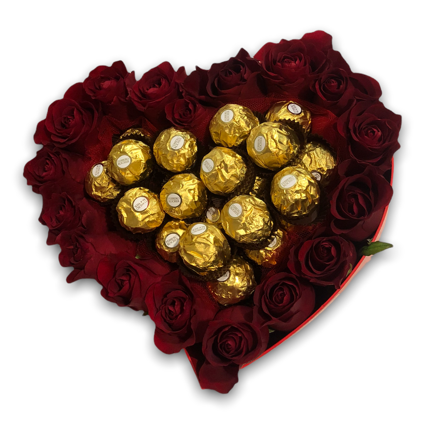 Heart of roses & Ferrero Rosher