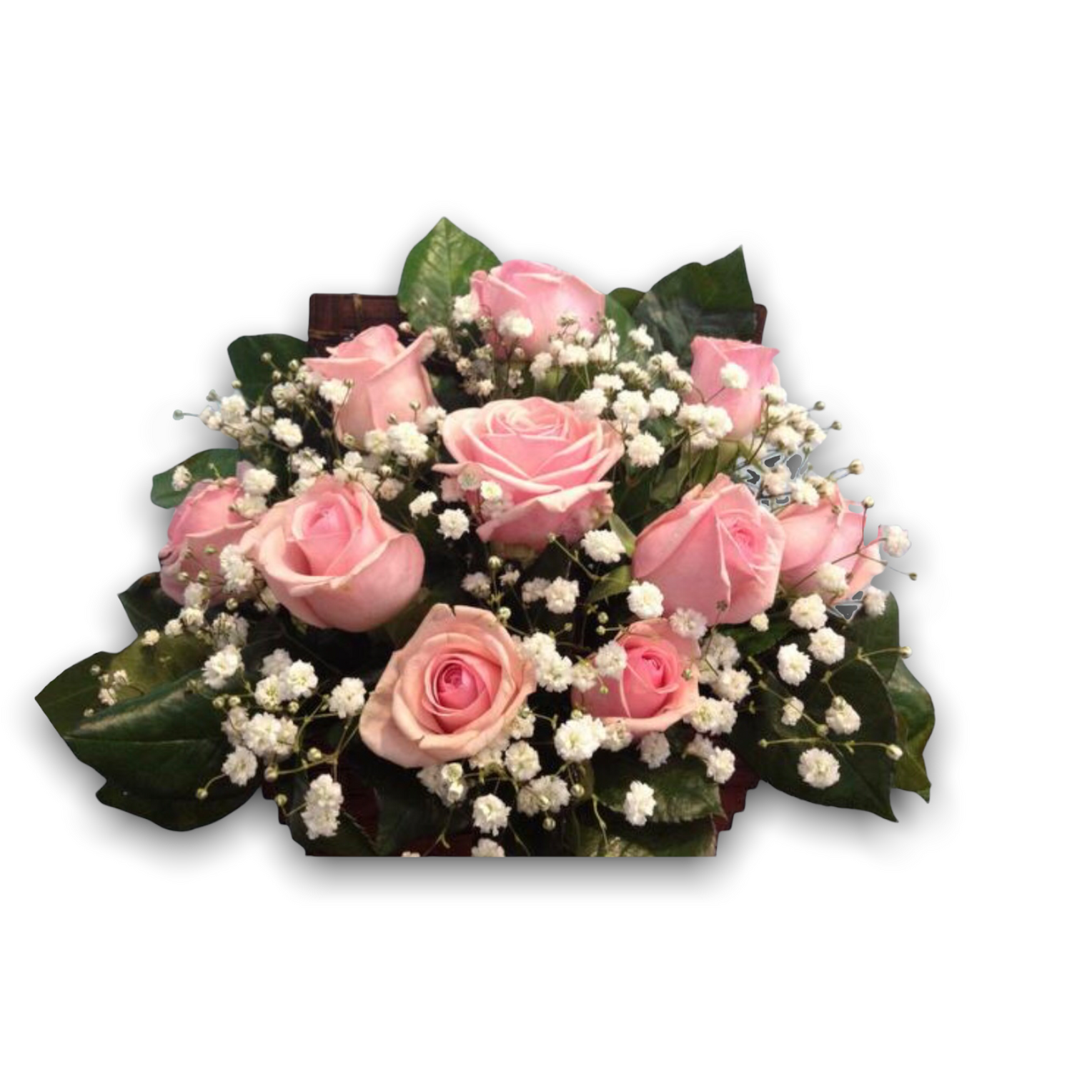 Pink roses arrangement